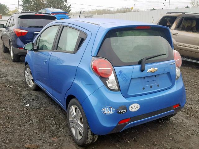 KL8CB6S99FC742130 - 2015 CHEVROLET SPARK LS BLUE photo 3