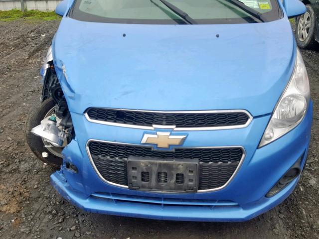 KL8CB6S99FC742130 - 2015 CHEVROLET SPARK LS BLUE photo 7