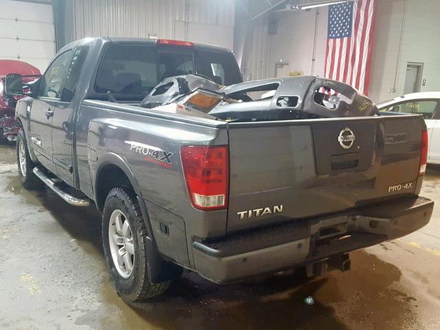 1N6AA0CCXBN324518 - 2011 NISSAN TITAN S CHARCOAL photo 3