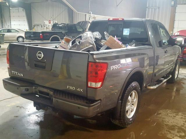 1N6AA0CCXBN324518 - 2011 NISSAN TITAN S CHARCOAL photo 4