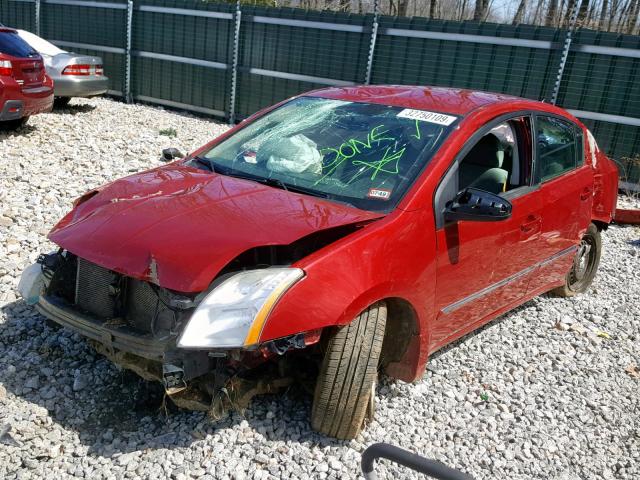 3N1AB6AP2BL687763 - 2011 NISSAN SENTRA 2.0 RED photo 2