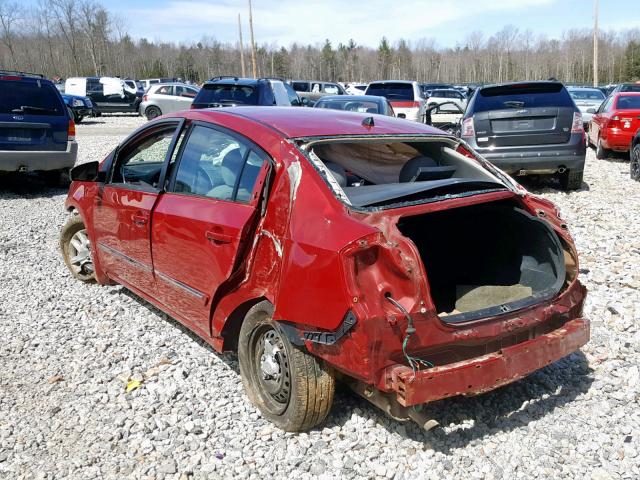 3N1AB6AP2BL687763 - 2011 NISSAN SENTRA 2.0 RED photo 3