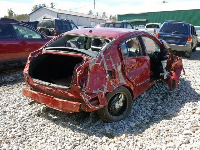 3N1AB6AP2BL687763 - 2011 NISSAN SENTRA 2.0 RED photo 4