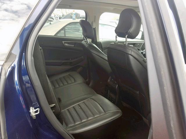 2FMPK3J97GBC43140 - 2016 FORD EDGE SEL BLUE photo 6