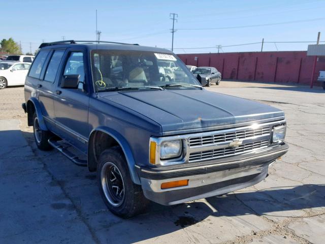 1GNCS13W3N2218594 - 1992 CHEVROLET BLAZER S10 BLUE photo 1