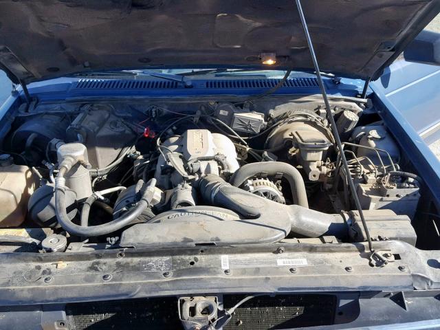 1GNCS13W3N2218594 - 1992 CHEVROLET BLAZER S10 BLUE photo 7