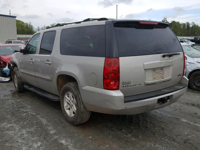 1GKFC16J87R306610 - 2007 GMC YUKON XL C BEIGE photo 3