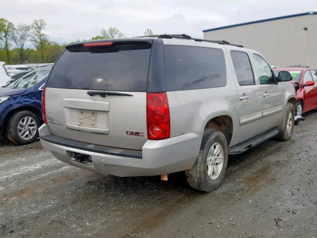 1GKFC16J87R306610 - 2007 GMC YUKON XL C BEIGE photo 4