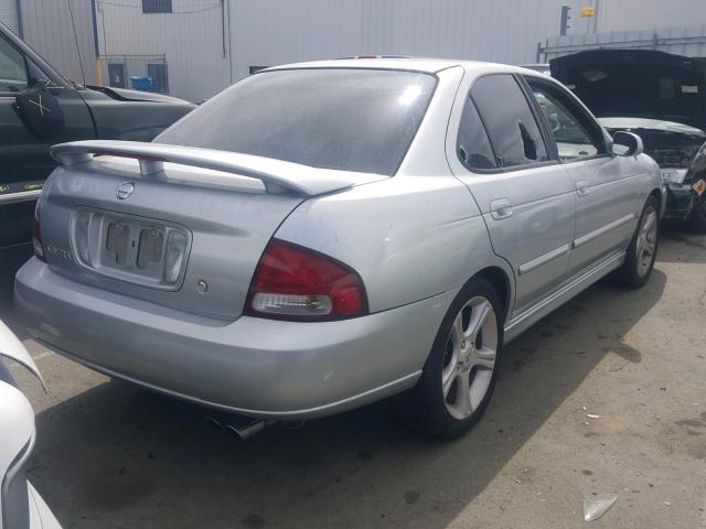 3N1AB51D72L715458 - 2002 NISSAN SENTRA SE- SILVER photo 4