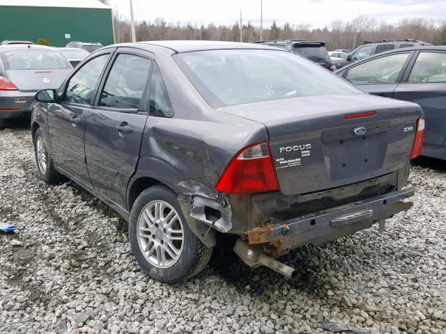 1FAFP34NX6W229021 - 2006 FORD FOCUS ZX4 GRAY photo 3