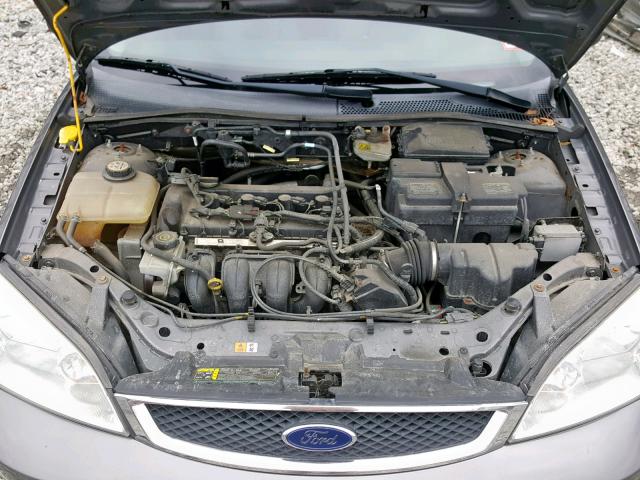 1FAFP34NX6W229021 - 2006 FORD FOCUS ZX4 GRAY photo 7