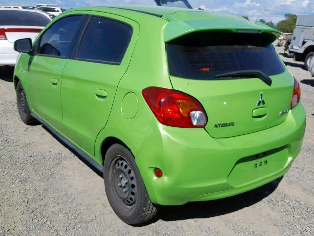 ML32A3HJXEH008400 - 2014 MITSUBISHI MIRAGE DE GREEN photo 3