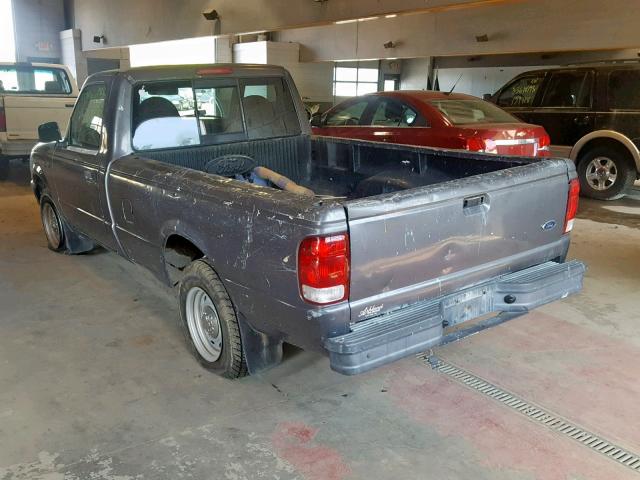 1FTYR10C2YTA88536 - 2000 FORD RANGER GRAY photo 3