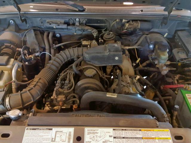 1FTYR10C2YTA88536 - 2000 FORD RANGER GRAY photo 7