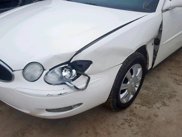 2G4WC582861178610 - 2006 BUICK LACROSSE C WHITE photo 9