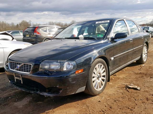 YV1TS92D541357602 - 2004 VOLVO S80 BLACK photo 2