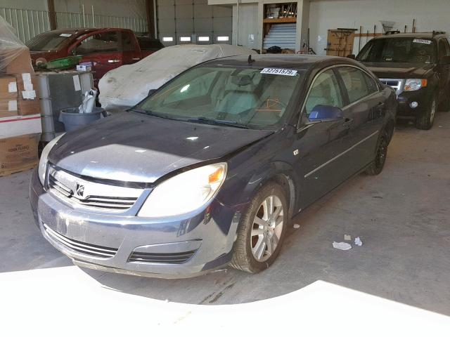 1G8ZS57N88F178340 - 2008 SATURN AURA XE BLUE photo 2