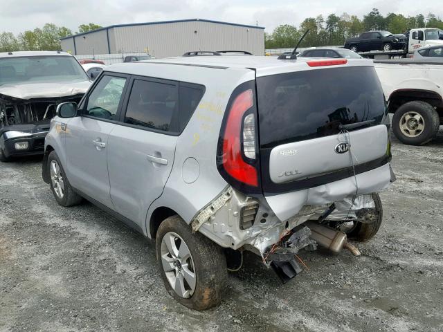 KNDJN2A28H7451908 - 2017 KIA SOUL SILVER photo 3