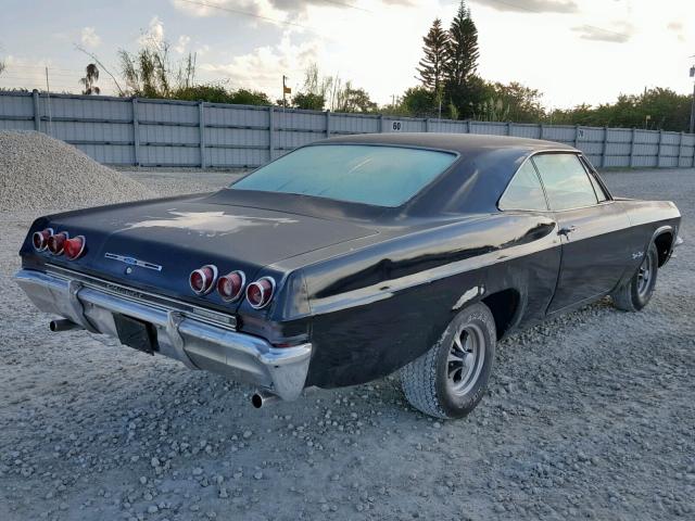 166375J255927 - 1965 CHEVROLET IMPALA  SS BLACK photo 4