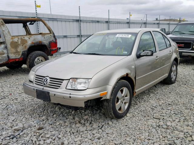 3VWSR69M35M031574 - 2005 VOLKSWAGEN JETTA GLS GOLD photo 2