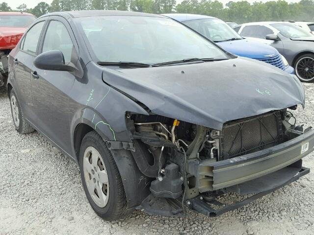 1G1JA5SH3D4223187 - 2013 CHEVROLET SONIC LS BLACK photo 1