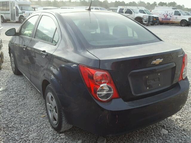 1G1JA5SH3D4223187 - 2013 CHEVROLET SONIC LS BLACK photo 3