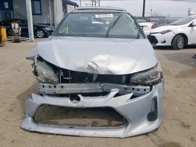 JTKJF5C73E3066517 - 2014 TOYOTA SCION TC ვერცხლისფერი ფოტო 9