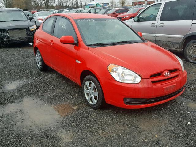 KMHCN3BC5AU149873 - 2010 HYUNDAI ACCENT SE RED photo 1