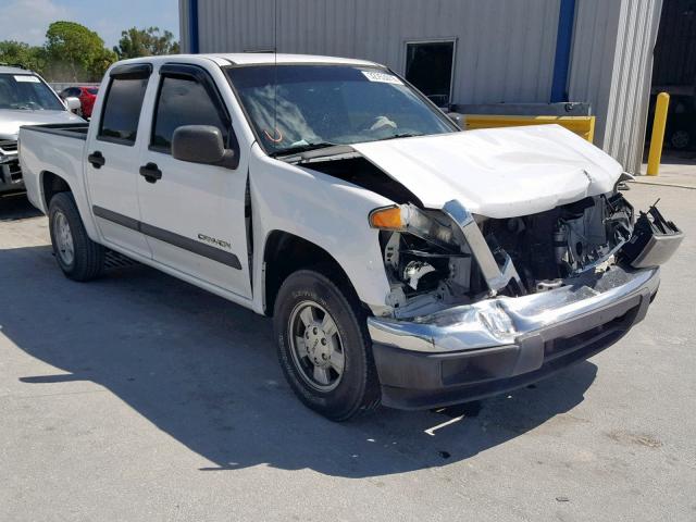 1GTCS136248107555 - 2004 GMC CANYON WHITE photo 1