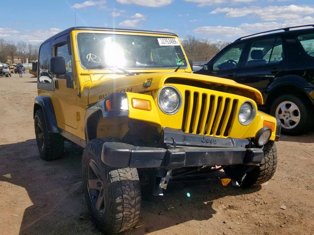 1J4FA69S64P710378 - 2004 JEEP WRANGLER / YELLOW photo 1