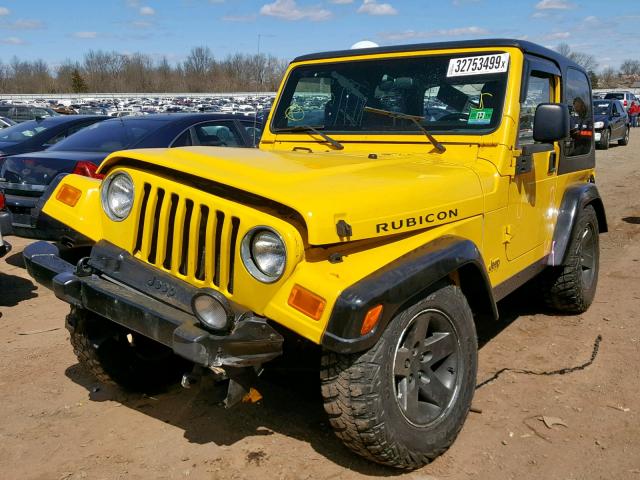 1J4FA69S64P710378 - 2004 JEEP WRANGLER / YELLOW photo 2