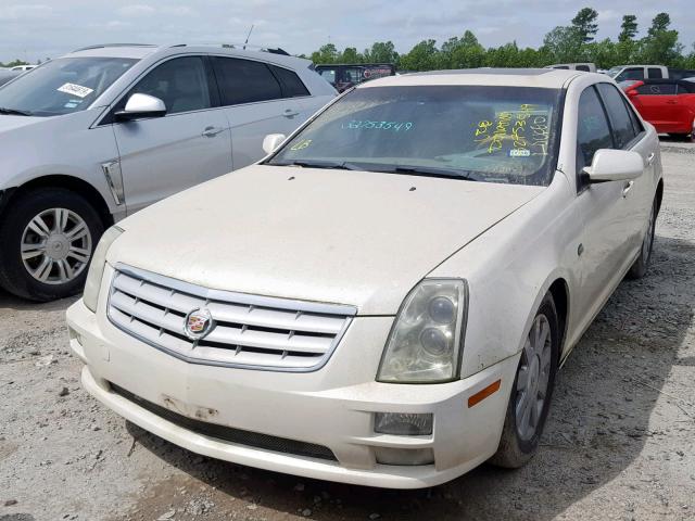 1G6DW677950198254 - 2005 CADILLAC STS WHITE photo 2