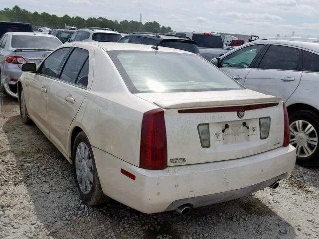 1G6DW677950198254 - 2005 CADILLAC STS WHITE photo 3
