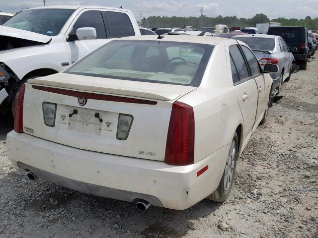 1G6DW677950198254 - 2005 CADILLAC STS WHITE photo 4