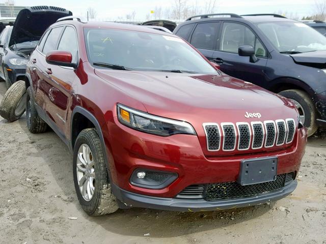 1C4PJMCX2KD163269 - 2019 JEEP CHEROKEE L RED photo 1