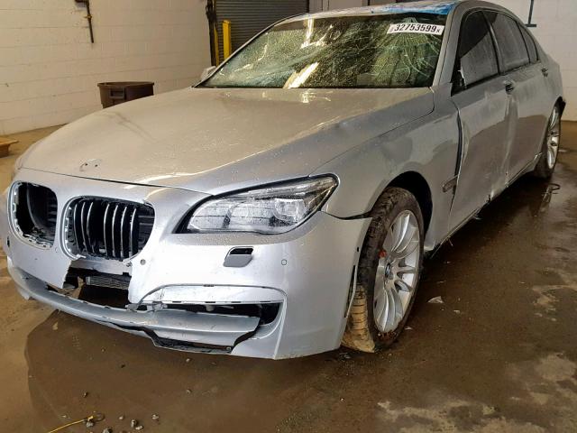 WBAYF8C57FD654712 - 2015 BMW 750 LXI SILVER photo 2