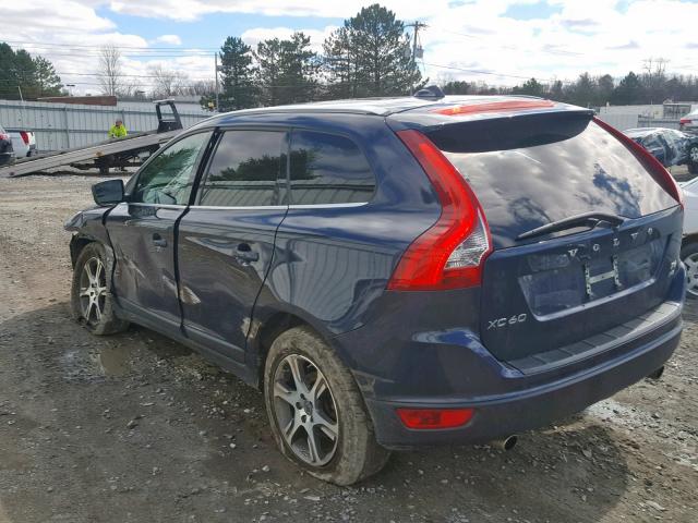 YV4902DZ3D2460420 - 2013 VOLVO XC60 T6 BLUE photo 3