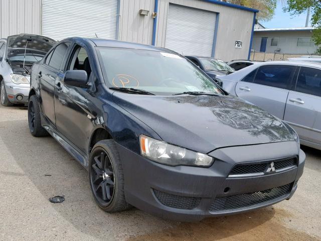 JA32U1FU2AU033572 - 2010 MITSUBISHI LANCER DE BLACK photo 1