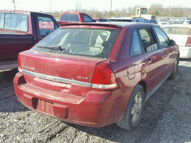 1G1ZT62865F315791 - 2005 CHEVROLET MALIBU MAX 红色 照片 4