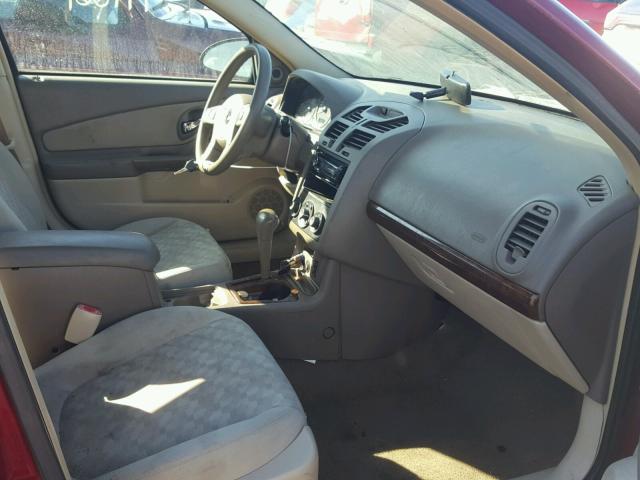 1G1ZT62865F315791 - 2005 CHEVROLET MALIBU MAX 红色 照片 5
