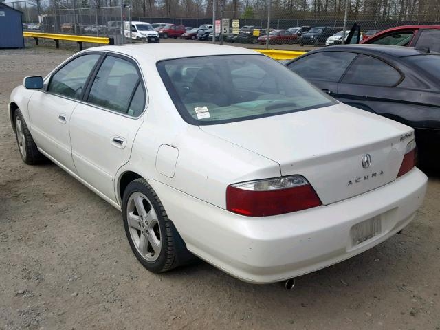 19UUA56873A029374 - 2003 ACURA 3.2TL TYPE WHITE photo 3