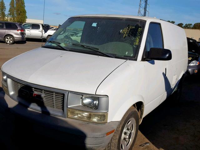 1GTDM19X05B509531 - 2005 GMC SAFARI XT WHITE photo 2