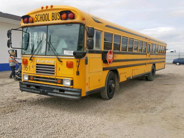 1BAANCSA9TF067835 - 1996 BLUE BIRD SCHOOL BUS YELLOW photo 2