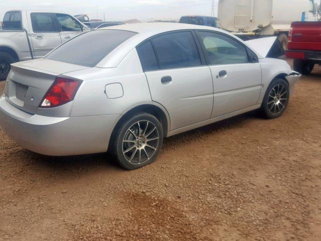 1G8AF52FX5Z148087 - 2005 SATURN ION LEVEL SILVER photo 4