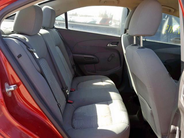 1G1JA5SH0C4126432 - 2012 CHEVROLET SONIC LS 红色 照片 6