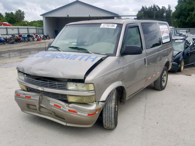 1GNDM19XX3B134879 - 2003 CHEVROLET ASTRO BEIGE photo 2