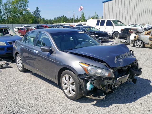 1HGCP36858A013986 - 2008 HONDA ACCORD EXL GRAY photo 1