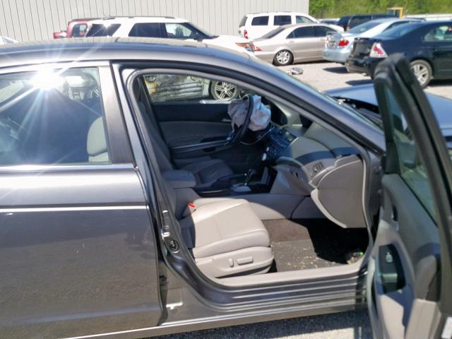 1HGCP36858A013986 - 2008 HONDA ACCORD EXL GRAY photo 5