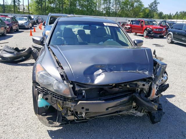 1HGCP36858A013986 - 2008 HONDA ACCORD EXL GRAY photo 9