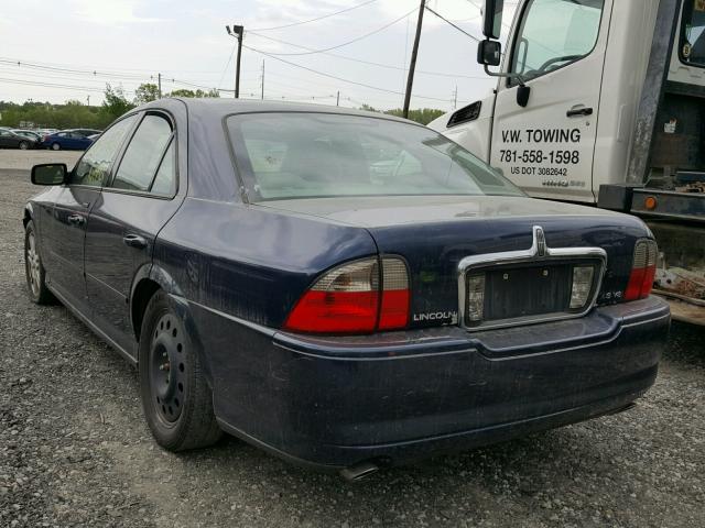 1LNHM87A94Y651666 - 2004 LINCOLN LS أزرق صورة 3